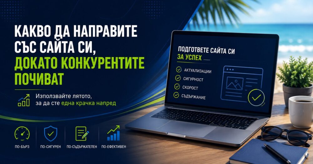 подобрения на сайта през лятото