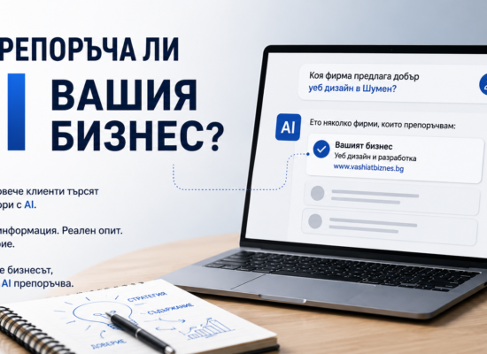AI препоръка бизнес
